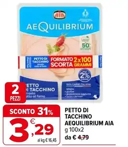 Iperal Petto di tacchino aequilibrium AIA offerta