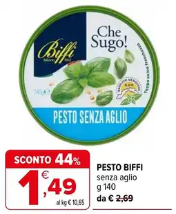 Iperal Pesto biffi senza aglio offerta