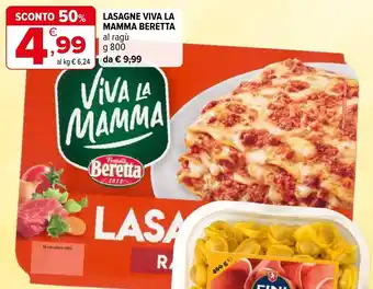 Iperal Lasagne viva la mamma beretta al ragù offerta