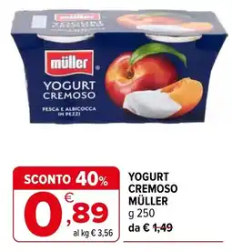 Iperal Yogurt cremoso MÜLLER offerta
