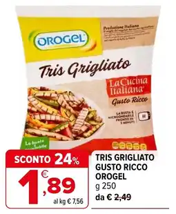 Iperal Tris grigliato gusto ricco OROGEL offerta