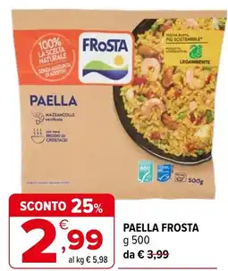 Iperal Paella FROSTA offerta