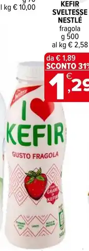 Iperal Kefir sveltesse nestlé fragola offerta