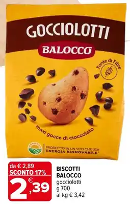 Iperal Biscotti balocco gocciolotti offerta