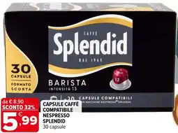 Iperal Capsule caffè compatibile nespresso SPLENDID offerta