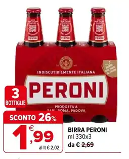 Iperal Birra PERONI offerta