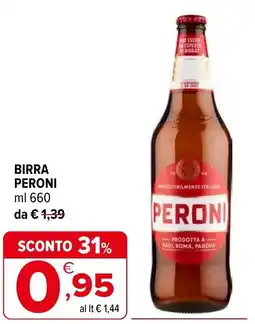 Iperal Birra PERONI offerta