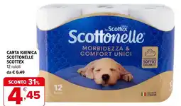Iperal Carta igienica scottonelle SCOTTEX offerta