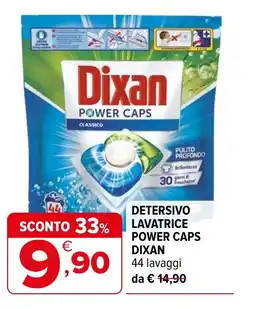 Iperal Detersivo lavatrice power caps DIXAN offerta