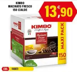Adhoc Kimbo macinato fresco offerta