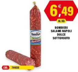 Adhoc Bombieri salame napoli dolce sottovuoto offerta