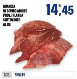 Adhoc Guancia di bovino adulto prov. irlanda sottovuoto offerta