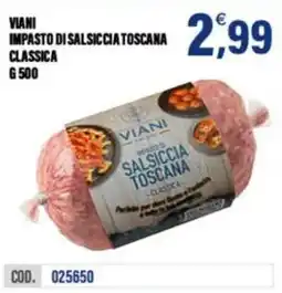 Adhoc Viani impasto di salsicciatoscana classica offerta