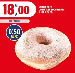 Adhoc Sangiorgio ciambelle zuccherate offerta