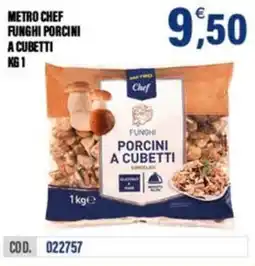 Adhoc Metro chef funghi porcini a cubetti offerta