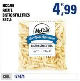 Adhoc Mccain patate bistro style fries offerta