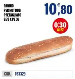 Adhoc Panino per hot dog pretagliato offerta