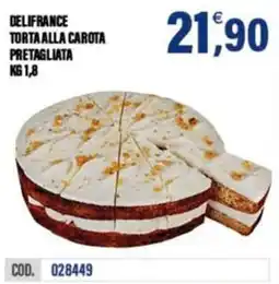 Adhoc Delifrance torta alla carota pretagliata offerta