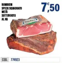 Adhoc Bombieri speck squadrato meta sottovuoto offerta