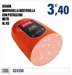Adhoc Segata mortadella gustosella con pistacchio metà offerta