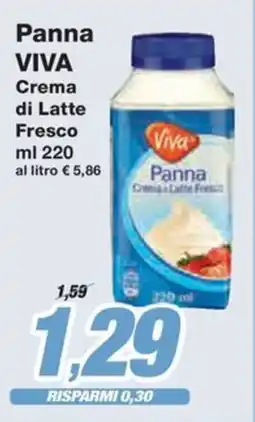 Prix Quality Panna VIVA Crema di Latte Fresco offerta