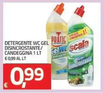 TuoDi WC Gel Disincrostante/Candeggina Detergente 1lt offerta