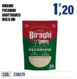 Adhoc Biraghi pecorino grattugiato box offerta
