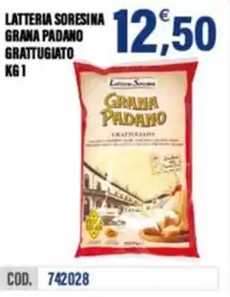 Adhoc Latteria soresina grana padano grattugiato offerta