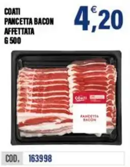 Adhoc Coati pancetta bacon affettata offerta