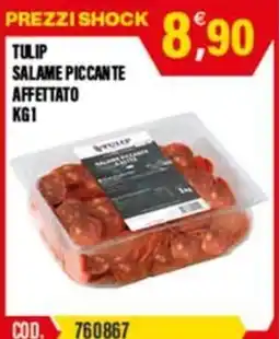 Adhoc Tulip salame piccante affettato offerta
