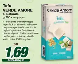 Prix Quality Tofu VERDE AMORE al Naturale offerta