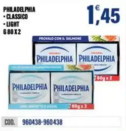 Adhoc Philadelphia classico, light offerta