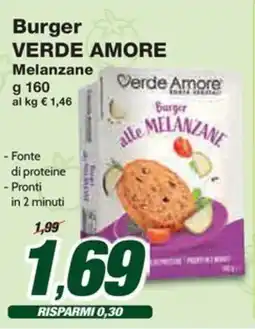 Prix Quality Burger VERDE AMORE Melanzane offerta