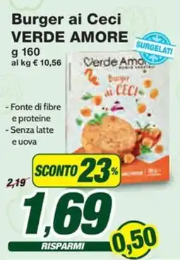 Prix Quality Burger ai Ceci VERDE AMORE offerta