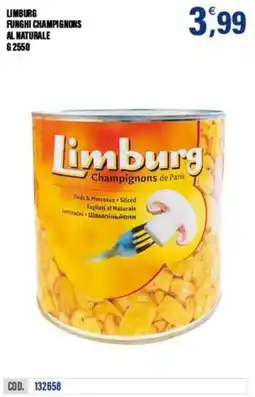 Adhoc Limburg funghi champignons al naturale offerta