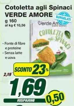 Prix Quality Cotoletta agli Spinaci VERDE AMORE offerta