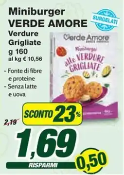 Prix Quality Miniburger VERDE AMORE Verdure Grigliate offerta