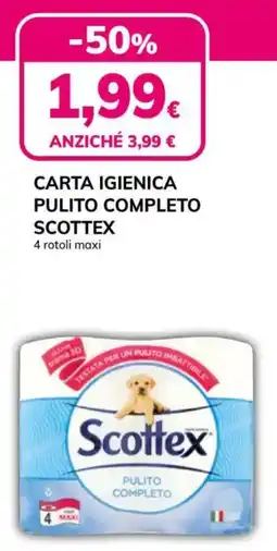 Basko Carta igienica pulito completo SCOTTEX offerta