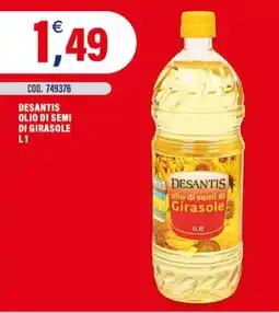 Adhoc Desantis olio di semi di girasole offerta