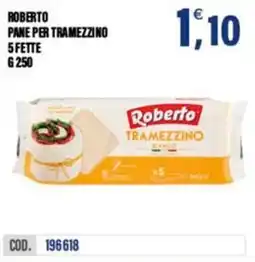 Adhoc Roberto pane per tramezzino 5 fette offerta