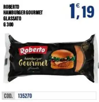 Adhoc Roberto hamburger gourmet glassato offerta