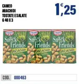 Adhoc Cameo arachidi tostate e salate offerta