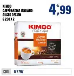 Adhoc Kimbo caffèaroma italiano gusto deciso offerta