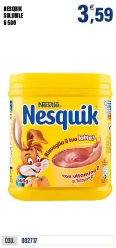 Adhoc Nesquik solubile offerta