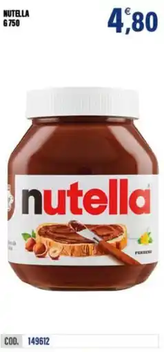 Adhoc Nutella offerta