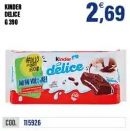 Adhoc Kinder delice offerta