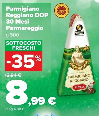 Carrefour Market Parmigiano reggiano dop 30 mesi offerta