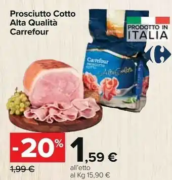 Carrefour Market Carrefour - prosciutto cotto di alta qualità offerta