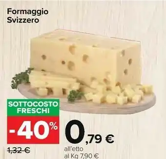 Carrefour Market Svizzero formaggio offerta