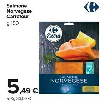 Carrefour Market Carrefour salmone norvegese offerta